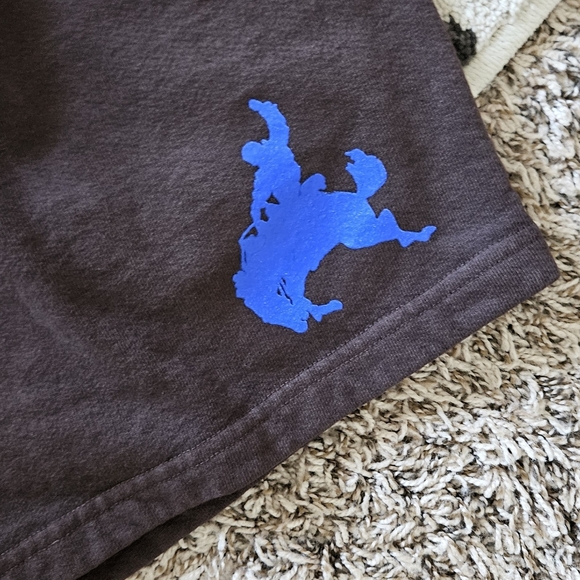 NEW Bad Bunny Nadie Sabe Brown Pull Up Drawstring Shorts Men's Size Medium - Picture 4 of 7